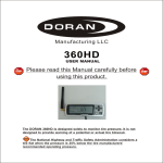 User Manual - Doran Manufacturing