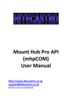 Mount Hub Pro API (mhpCOM) User Manual