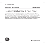 Heparin Sepharose 6 Fast Flow