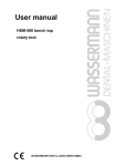 User manual - Wassermann Dental