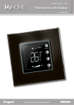 Thermostat with display