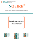 Data Entry System - User Manual