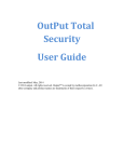 product manual - Output Anti Virus