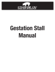 Hog Slat® Gestation Stall Installation Manual