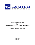 PAN-TILT MOTOR for MOBOTIX cameras M1, M10, M12