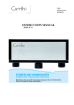 INSTRUCTION MANUAL Powerline Harmonizer H 3.1