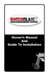 Owner`s Manual And Guide To Installation