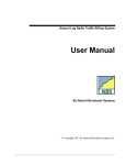 Natural Log Radio Traffic-Billing System User Manual