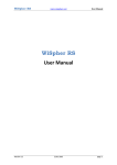 WiSpher RS User Manual