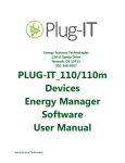 PLUG-IT_110/110m Devices Energy Manager Software User Manual