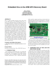 Embedded Xinu on the ARM 32F4 Discovery Board