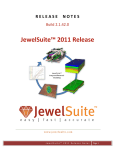 JewelSuite™ 2011 Release