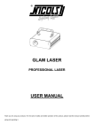 GLAM LASER USER MANUAL