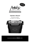 Activox Portable Oxygen Concentrator User Manual