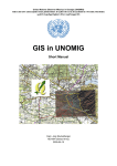 GIS in UNOMIG