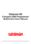 Dataman S6 MultiControl Manual