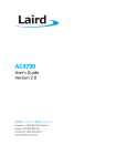 AC4790 User`s Guide - Laird Technologies