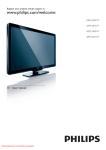 Philips 42PFL3605 Tv User Guide Manual Operating Instructions Pdf