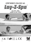 2012 Lay-Z-Spa Owner`s Manual