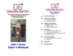 User`s Manual - Chicken Switch