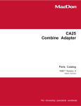 CA25 Parts Catalog