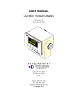 LCI-80x Torque Display User Manual