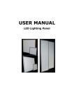 LED Lighting Panel - Hide-a-lite