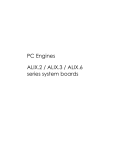 PC Engines ALIX.2 / ALIX.3 / ALIX.6 series system boards