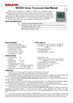 MR2008 Series Thermostat User Manual
