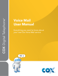 Voice Mail User Manual