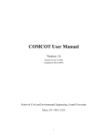 COMCOT User Manual for version 1.6