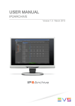 User Manual - IP2Archive V1.5
