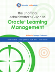 Oracle® Learning Management