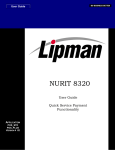 NURIT 8320 User Manual
