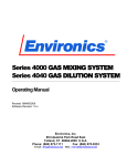 Environics Series 4000 manual