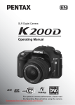 Pentax K200D User`s Manual - Downloaded from ManualsCamera