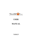 USER MANUAL - Talkspot.com