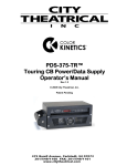 PDS-375 TR User`s Manual