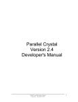 Parallel Crystal Developers Manual