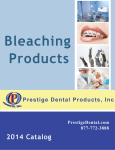 Bleaching Products - Prestige Dental Products