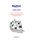 Users Manual - MapShed - Penn State University