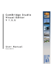 ComBridge Studio Visual Editor V 1.6.6 User Manual