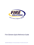 FIRE Solutions Firm Element User Guide