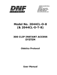 2044CL-O (2044CL-O-T) User Manual