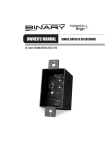 Binary™ 320 Series In-Wall Receiver Product Manual