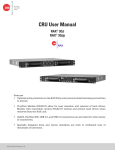 CRU User Manual