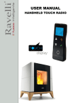 Ravelli User Manual Touch Display Remote