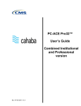 PC ACE Pro32 User Manual - Cahaba Government Benefit