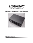 USB-MPC Software Developers User Manual