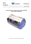 User manual of the 10 slide rotary viewer model 2007